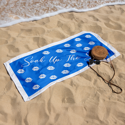 Sandless Beach Towels Blue