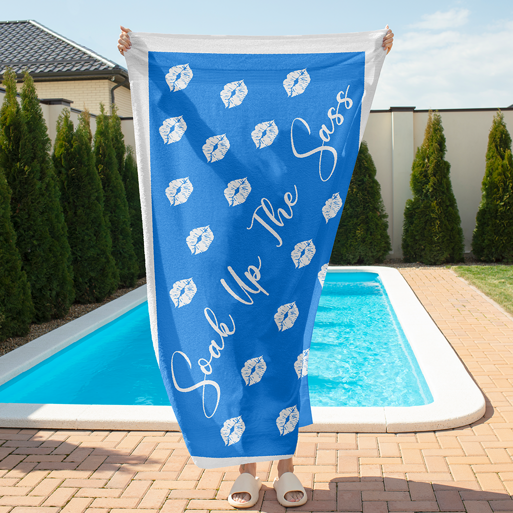 Sandless Beach Towels Blue