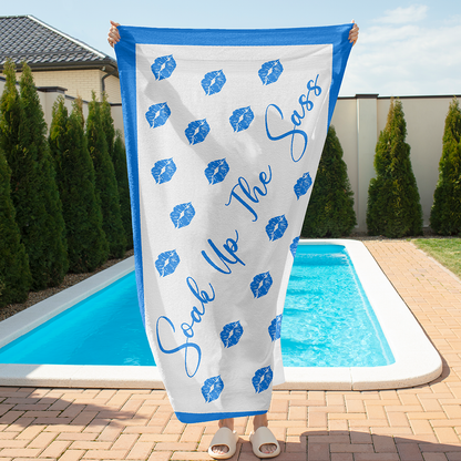 Sandless Beach Towels Blue