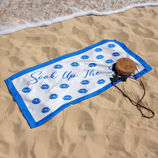 Sandless Beach Towels Blue